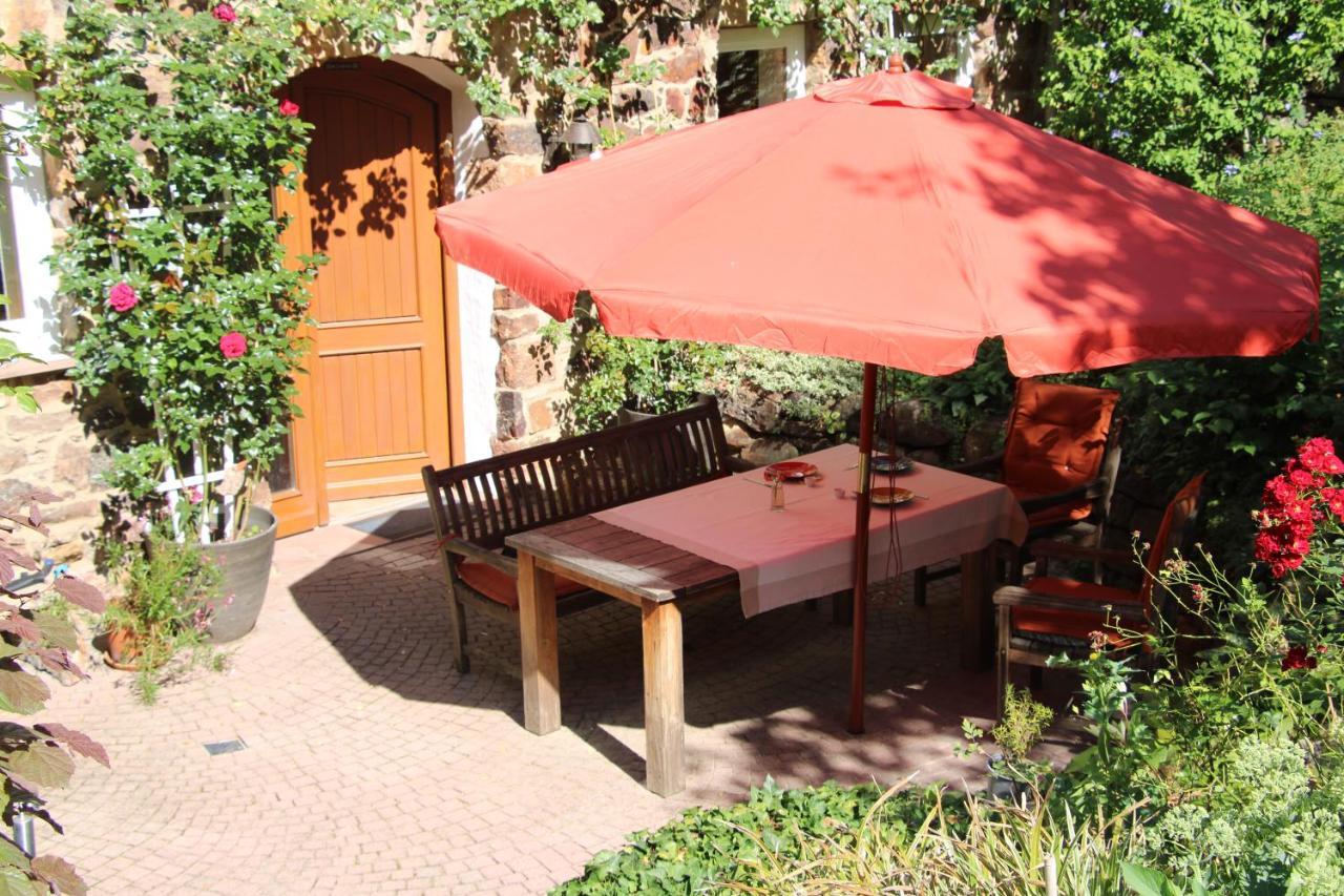 Ferienhaus Burgblick Münzenberg Exterior foto